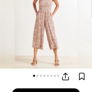 Roan + Ryan spaghetti strap jumpsuit